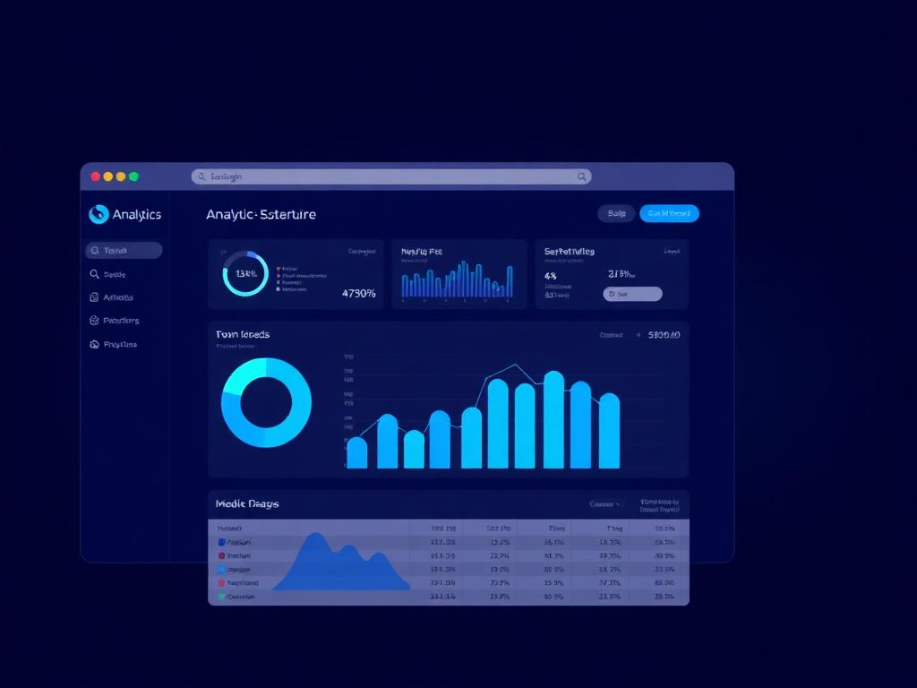 Logistics Analytics SaaS interface mockup