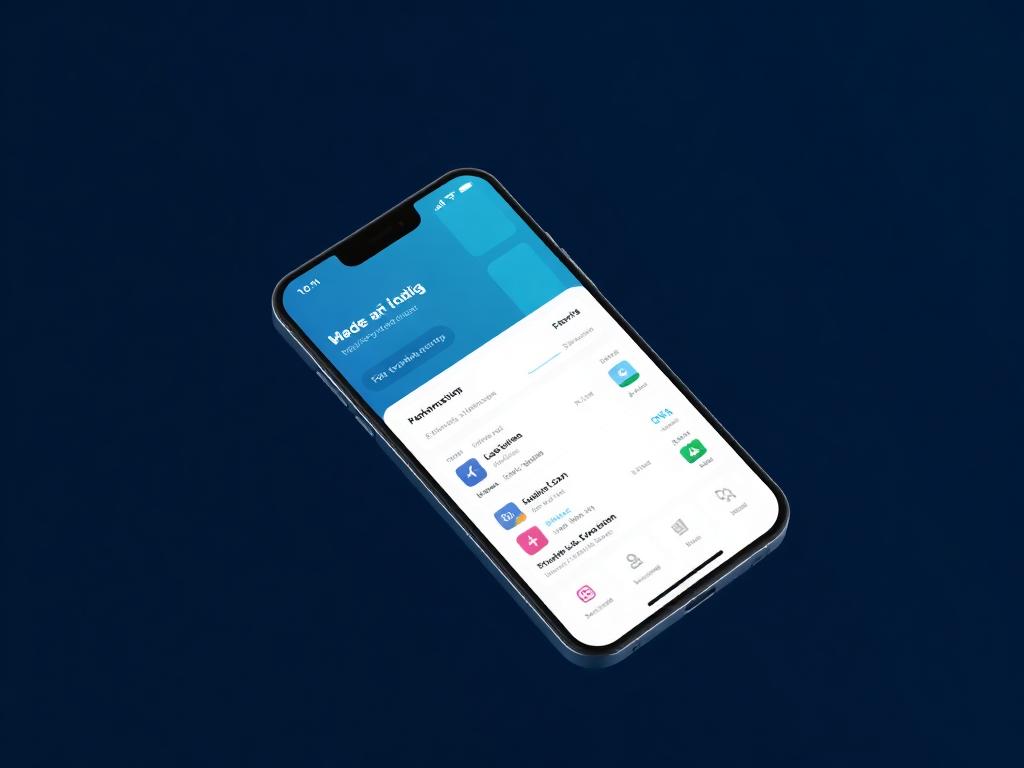Neobank Mobile Banking App interface mockup